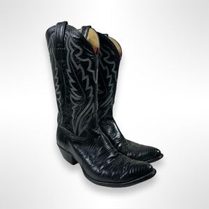 JUSTIN vintage 90s teju lizard western boots